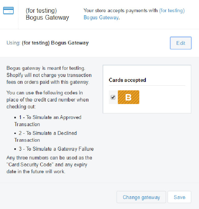 Shopify 如何利用信用卡来收款